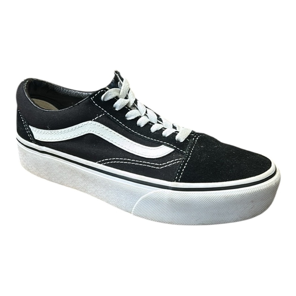 VANS Old Skool Plat Classics Black White Men's Size 5.0 Women’s 6.5 - Picture 2 of 9